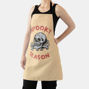 Spooky seizoen Scary Skull Halloween Schort