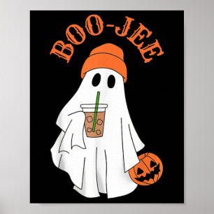 Spooky Seizoen Schattige Boujee Ghost Halloween Ko Poster