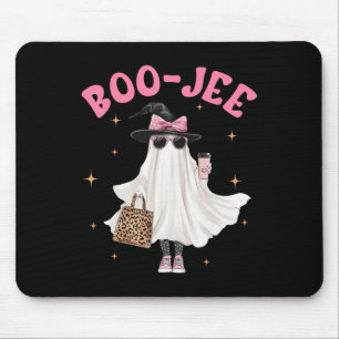 Spooky Seizoen Schattige Ghost Funny Halloween Bou Muismat