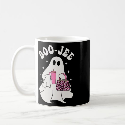 Spooky Seizoen Schattige Ghost Halloween Kostuum B Koffiemok (Links)