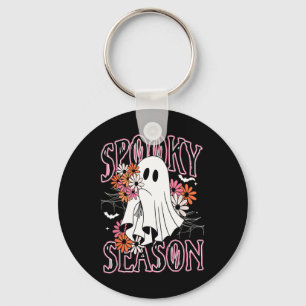 Spooky Seizoen Schattige Ghost Halloween Kostuum B Sleutelhanger