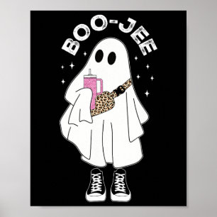 Spooky Seizoen Schattige Spook Halloween Kostuum B Poster