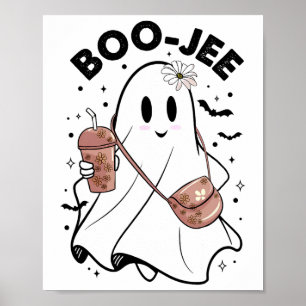 Spooky Seizoen Schattige Spook Halloween Kostuum B Poster
