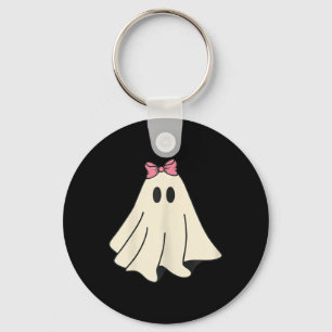 Spooky Seizoen Schattigee Retro Ghost Halloween Ko Sleutelhanger