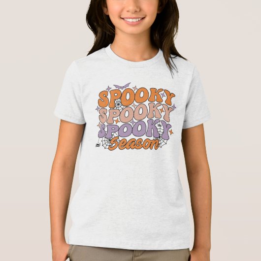 Spooky seizoen Tri-Blend shirt (Voorkant)