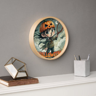 Spooky Serve: Tennis Pumpkin Poster