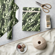 Spooky Shadows Pattern Wrapping Paper
