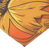 Spooky Shih Tzu Hond Halloween Heks en Pompoen Tafelkleed (Gekanteld)