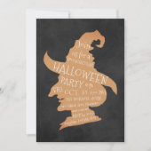 Spooky Silhouette Halloween Party Kaart (Voorkant)