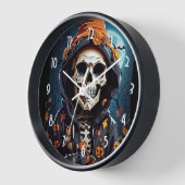 Spooky Skelet met Evil Pumpkins (Hoek)