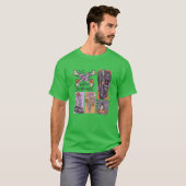 Spooky Skeleton Halloween grappig T-shirt (Voorkant volledig)