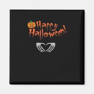Spooky Skeleton Hands. Fijne Halloween. Magneet