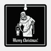 Spooky Skeleton Metalen Ornament (Voorkant)