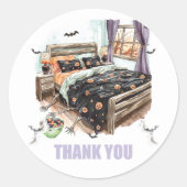 Spooky Sleepover Dank u Stickers (Voorkant)