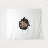Spooky Sloth Halloween Fun - Schattigee Trick-or-T Wandkleed (Voorkant (horizontaal))