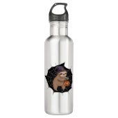 Spooky Sloth Halloween Fun - Schattigee Trick-or-T Waterfles (Voorkant)