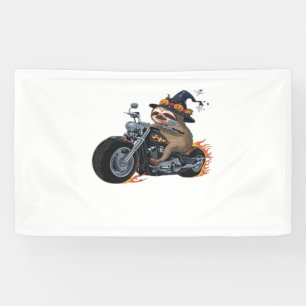 Spooky Sloth Motorcycle Ride Halloween Biker Fun C Spandoek