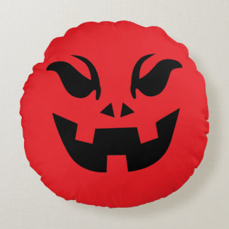 Spooky Smile Round Pillow Rond Kussen
