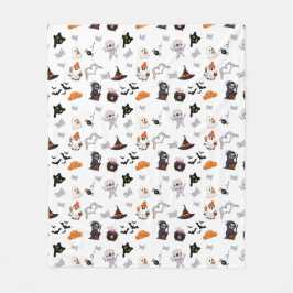 Spooky Snuggle Squad: Halloween Fleece Deken