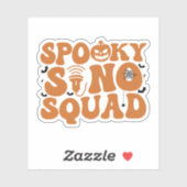 Spooky Sonograaf Halloween Ultrasound Tech Sticker (Vel)