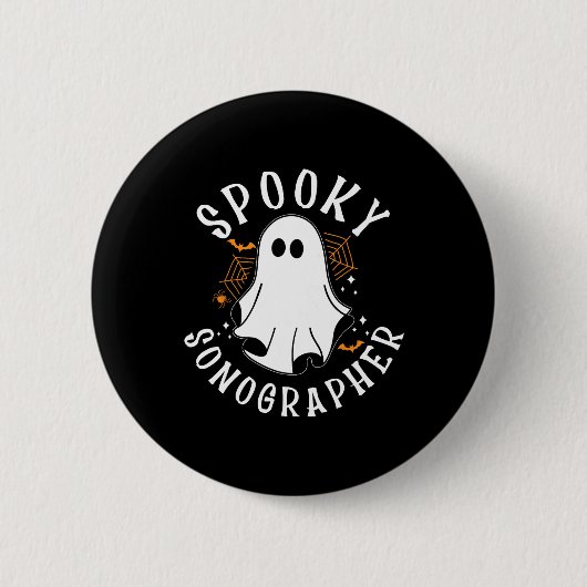 Spooky Sonograaf Ronde Button 5,7 Cm (Voorkant)