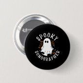 Spooky Sonograaf Ronde Button 5,7 Cm (Voorkant /achterkant)