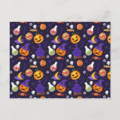 Spooky Spectacle: De Geest van Halloween Feestdagenkaart (Voorkant)