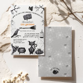Spooky Spellbinding Halloween Verjaardagsfeestje Kaart