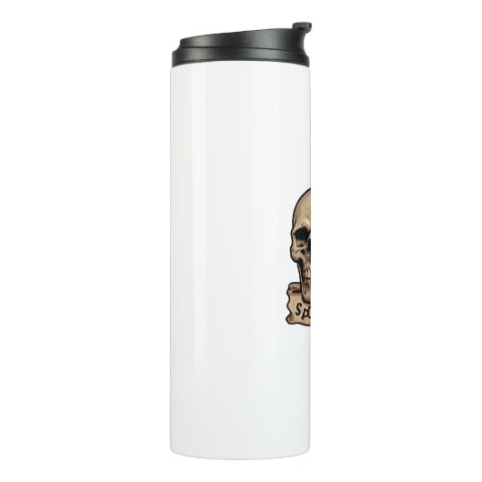 Spooky Spice Skull Thermosbeker (Gedraaid links)