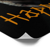 Spooky Spider Web - Halloween Poster (Hoek)