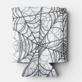 Spooky Spider Web Pattern - Halloween Gifts Blikjeskoeler (Achterkant)