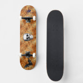 Spooky Spider Web, Spider, Bat en Skull Skateboard (Voorkant)