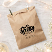 Spooky Spiderweb Halloween Bedankzakje (Geknipt)