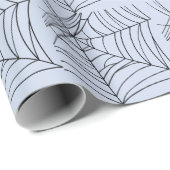 Spooky Spiderwebs Creepy Halloween Party Cadeaupapier (Rol Hoek)