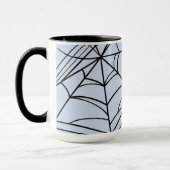Spooky Spiderwebs Creepy Halloween Party Mok (Links)