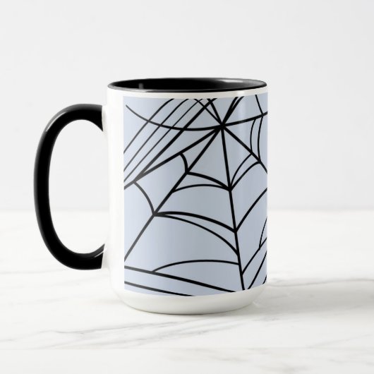 Spooky Spiderwebs Creepy Halloween Party Mok (Links)