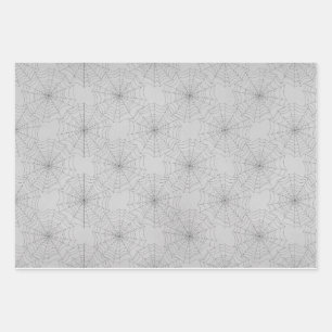 Spooky Spiderwebs Inpakpapier Vel