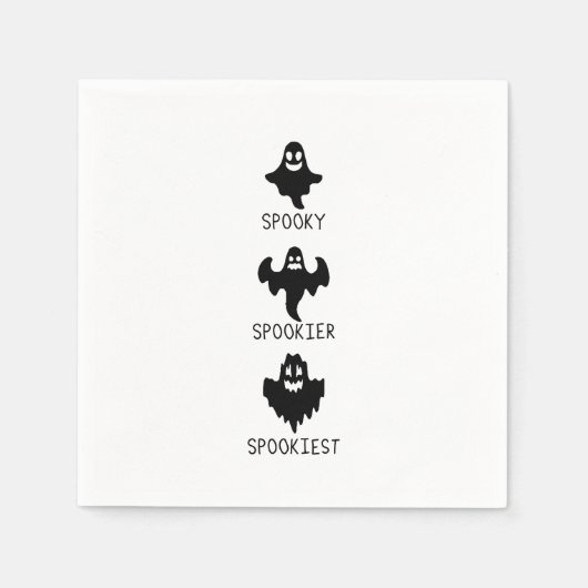 Spooky spookier spookiest servet (Voorkant)