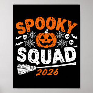 Spooky Squad 2026 Familie Halloween Matching Poster
