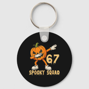Spooky Squad Pompoen 67 Halloween Meme 6 7 Nummers Sleutelhanger