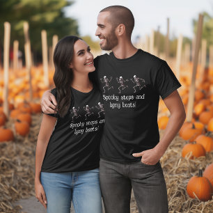 Spooky Steps, Bony Beats T-shirt