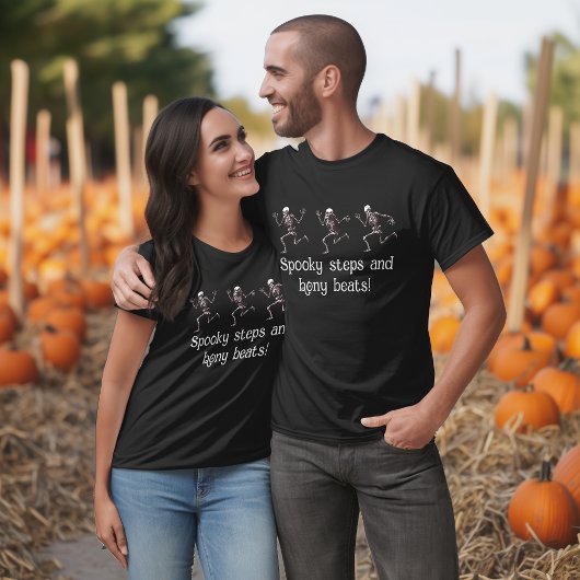 Spooky Steps, Bony Beats T-shirt