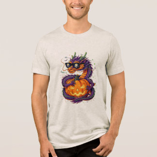 Spooky & Stylish: De Halloween Draak Tri-Blend Shirt