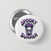 Spooky Summer Skeletonsummerween Ronde Button 5,7 Cm (Voorkant /achterkant)