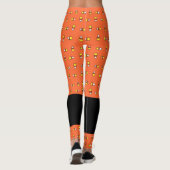 Spooky Sweet- Candy Corn Two-Toned Leggings (Achterkant)