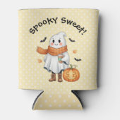 Spooky Sweet Ghost, Jack O'Lantern en Bats Blikjeskoeler (Voorkant)