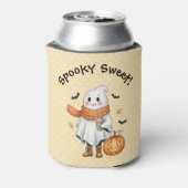 Spooky Sweet Ghost, Jack O'Lantern en Bats Blikjeskoeler (Blikje Achterkant)