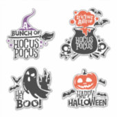Spooky & Sweet Phrase and Icon Collection Sticker (Voorkant)