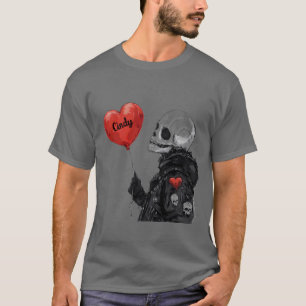 Spooky Sweetheart - schedel met ballon T-shirt