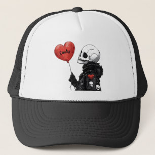 Spooky Sweetheart - schedel met ballon Trucker Pet